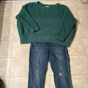 American Eagle oversized cozy knit sweater